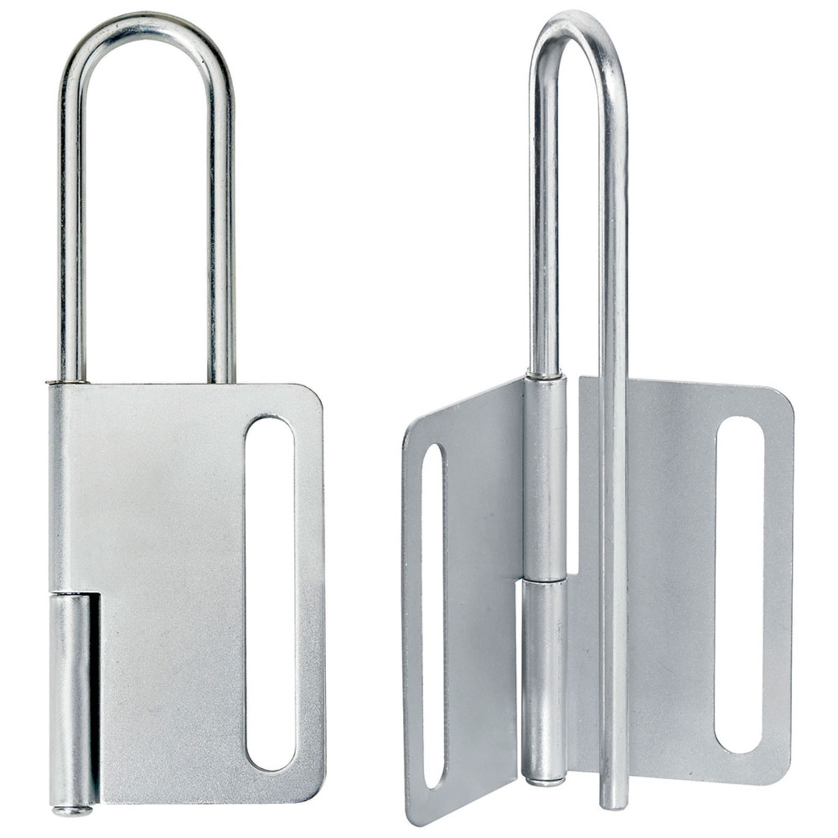 Master Lock® Gray Steel Lockout Hasp