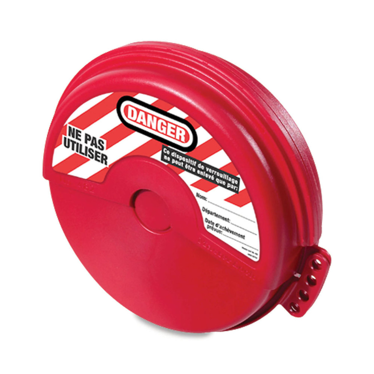 Master Lock® Red Thermoplastic Zenex™ Valve Lockout