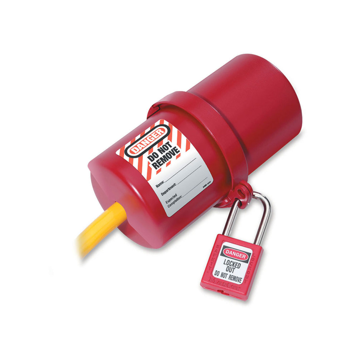 Master Lock Red Thermoplastic Zenex Electrical Lockout M19488 for sale online at autumn supply