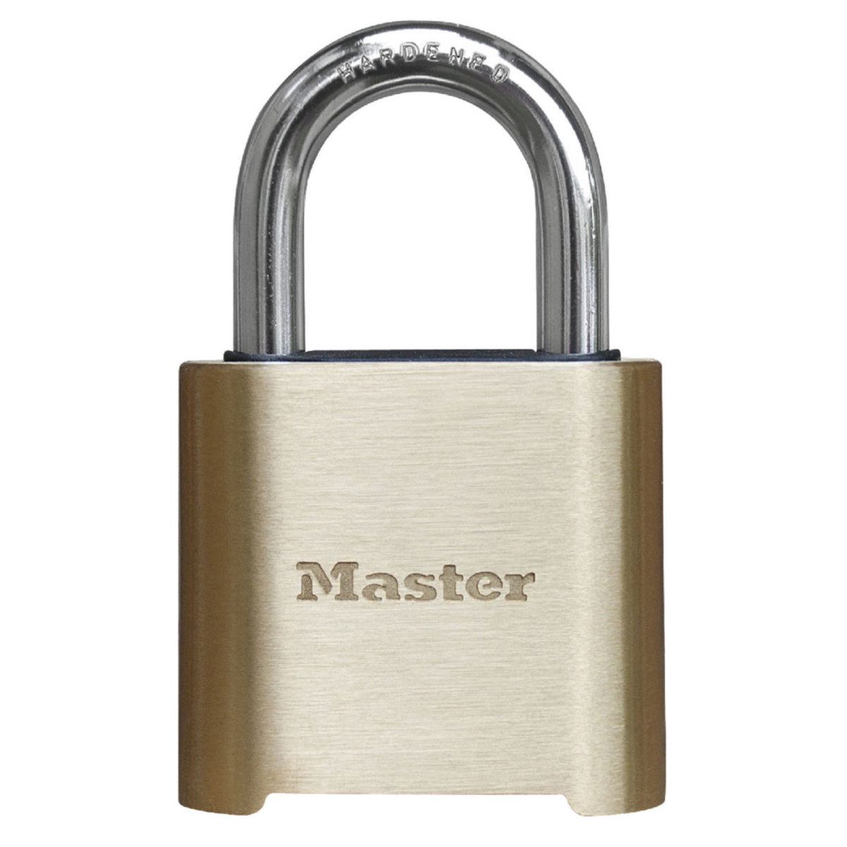 Master Lock® Brass Brass Combination Security Padlock Hardened Steel Shackle