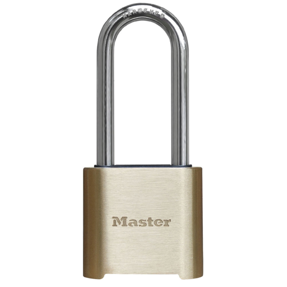 Master Lock® Brass Brass Combination Security Padlock Hardened Steel Shackle