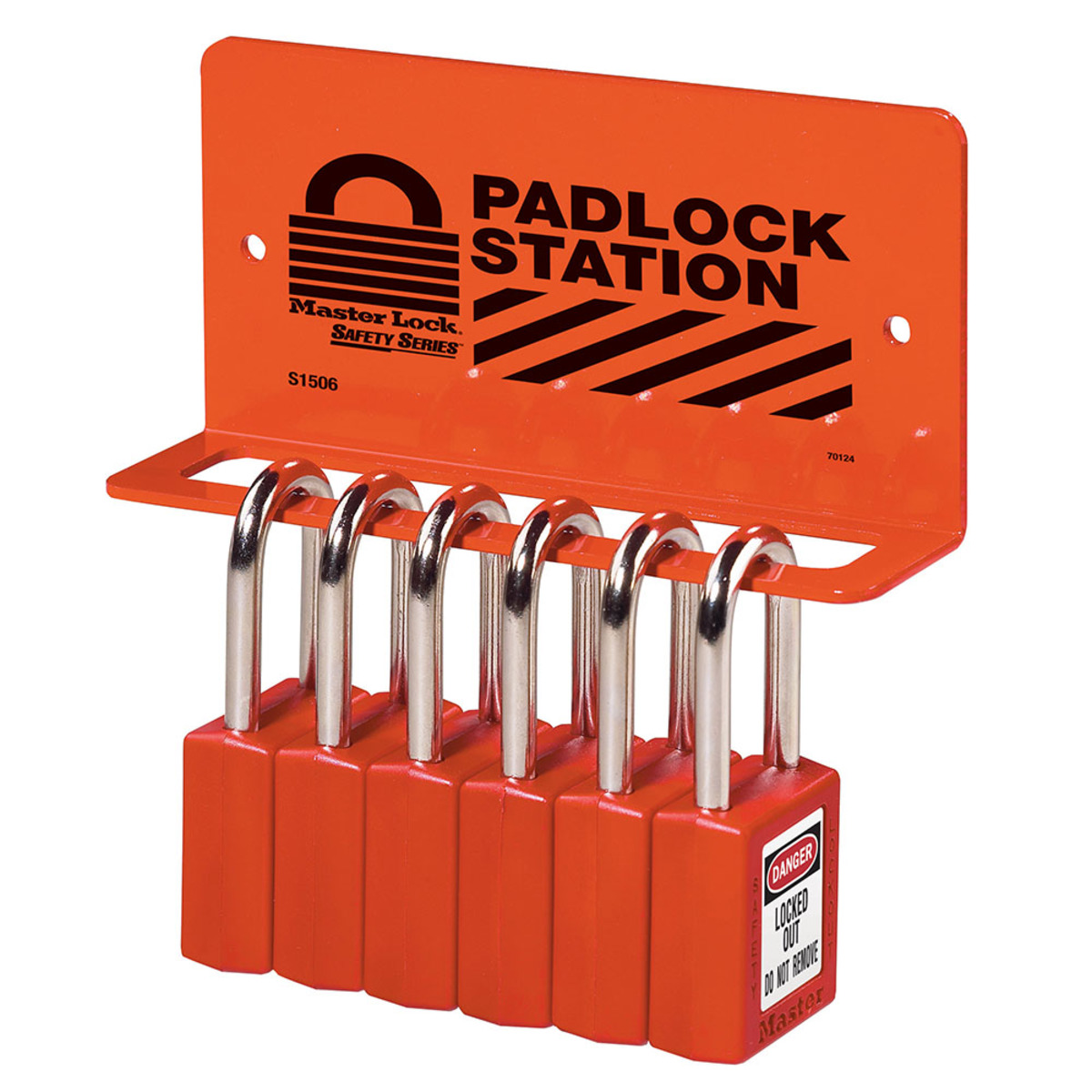 Master Lock Red Steel Wall Mount Padlock Station M19S1506 for sale online at autumn supply