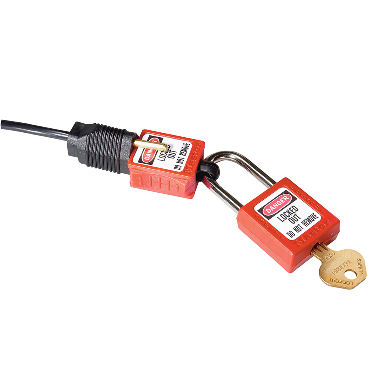 Master Lock® Red Plastic Electrical Lockout