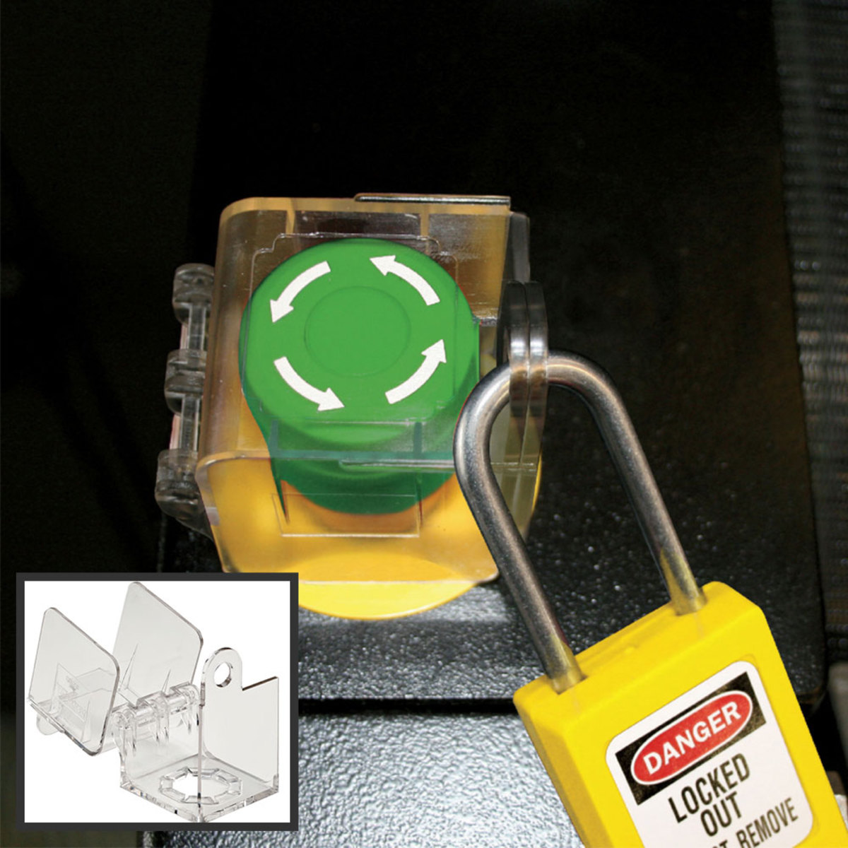 Master Lock® Clear Polycarbonate Electrical Lockout