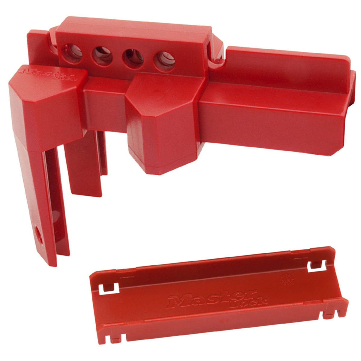 Master Lock® Red Thermoplastic Zenex™ Valve Lockout