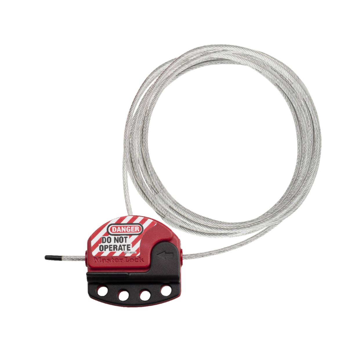 Master Lock Red Thermoplastic Zenex Cable Lockout M19S806CBL15 for sale online at autumn supply