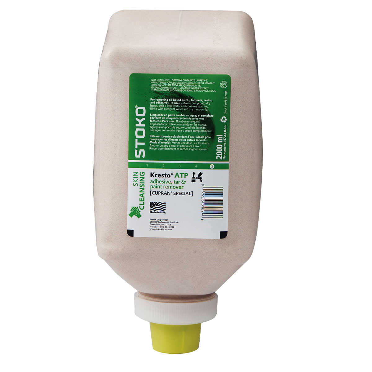 Deb 2 Liter Refill Beige Kresto ATP Scented Hand Clea D6398187406 for sale online at autumn supply