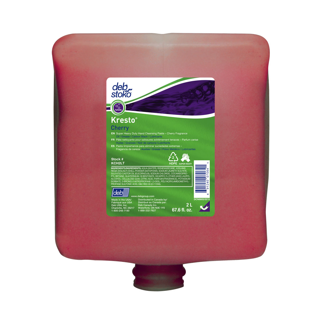 Deb 2 Liter Refill Red Kresto® Scented Hand Cleaner (Availability restrictions apply.)