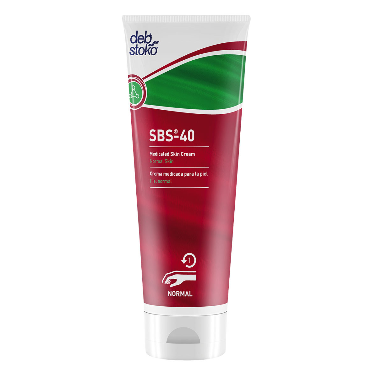 Deb 100 ml Tube White SBS® 40 Scented Skin Care Cream (Availability restrictions apply.)