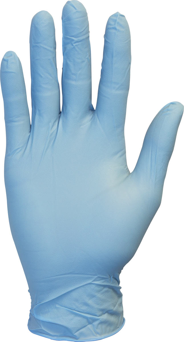 Safety Zone® X-Large Blue 4 mil Latex-Free Nitrile Powder-Free Disposable Medical Grade Gloves (100 Gloves Per Box) (Availabilit