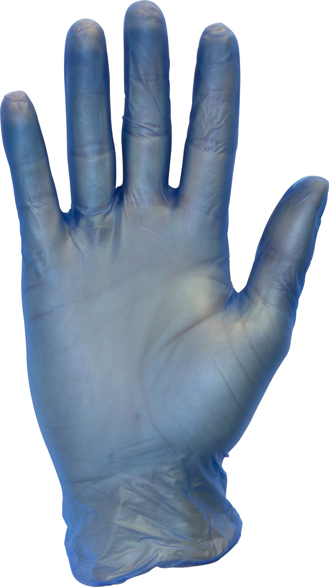 Safety Zone® X-Large Blue 5 mil Latex-Free Vinyl Powder-Free Disposable Gloves (100 Gloves Per Box) (Availability restrictions a
