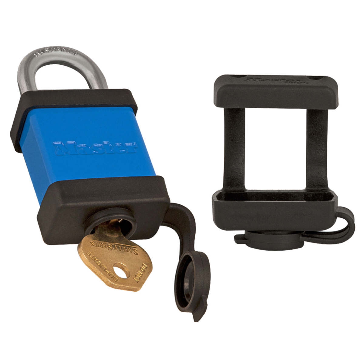 Master Lock® Black Thermoplastic Zenex™ Padlock Cover