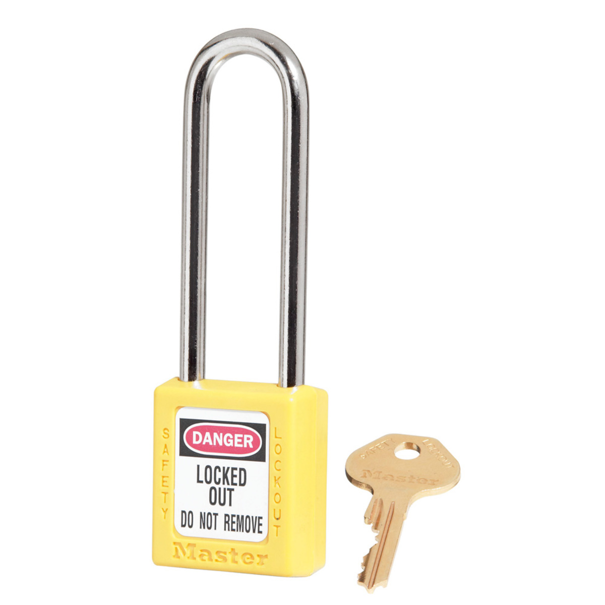 Yellow Thermoplastic Zenex™ Padlock