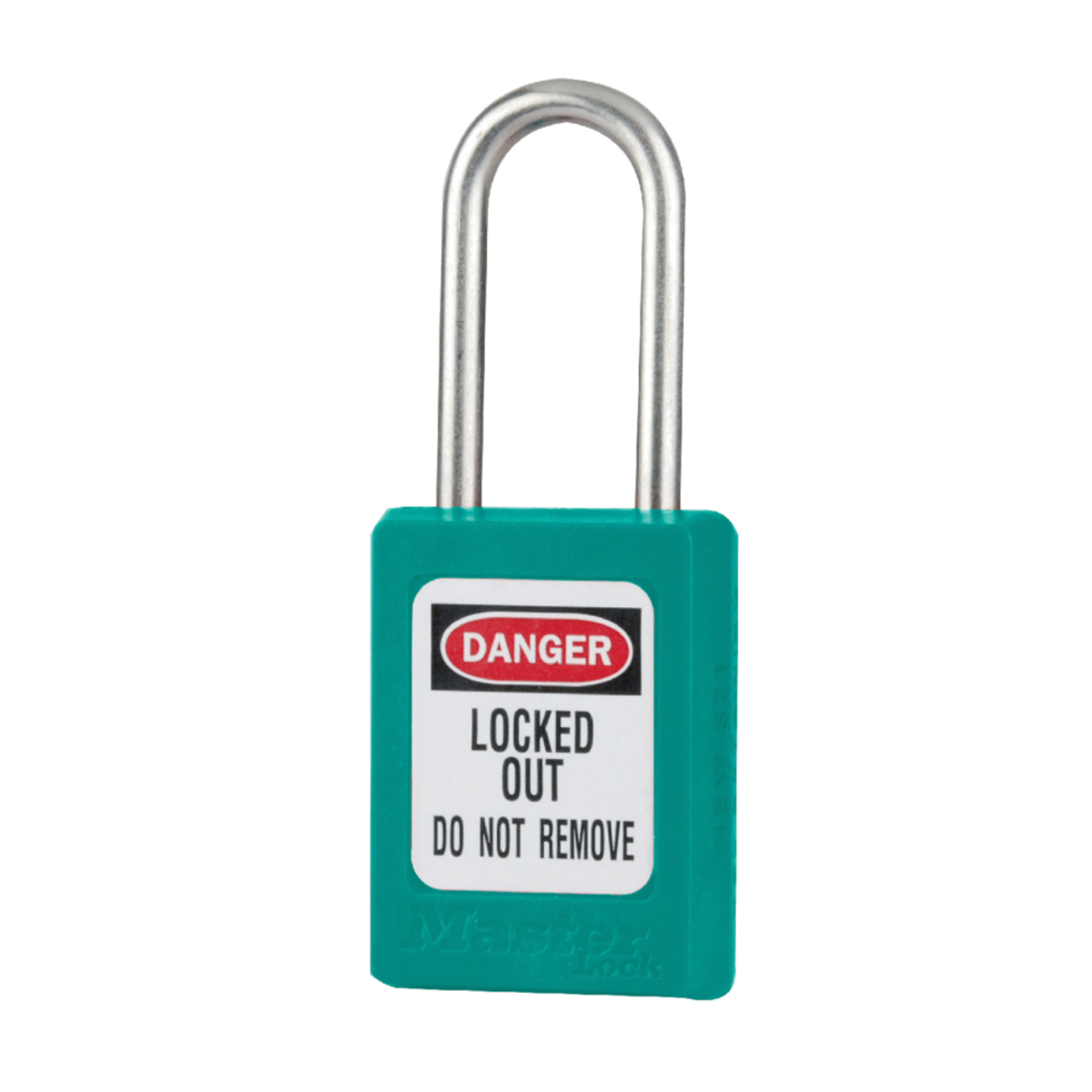 Master Lock® Teal Thermoplastic Zenex™ 6 Pin Tumbler Padlock Stainless Steel Shackle