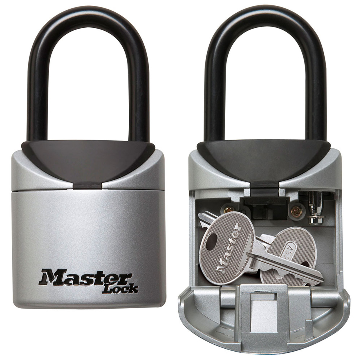 Master Lock® Gray/Black Die Cast Zinc Portable Combination Lock Box
