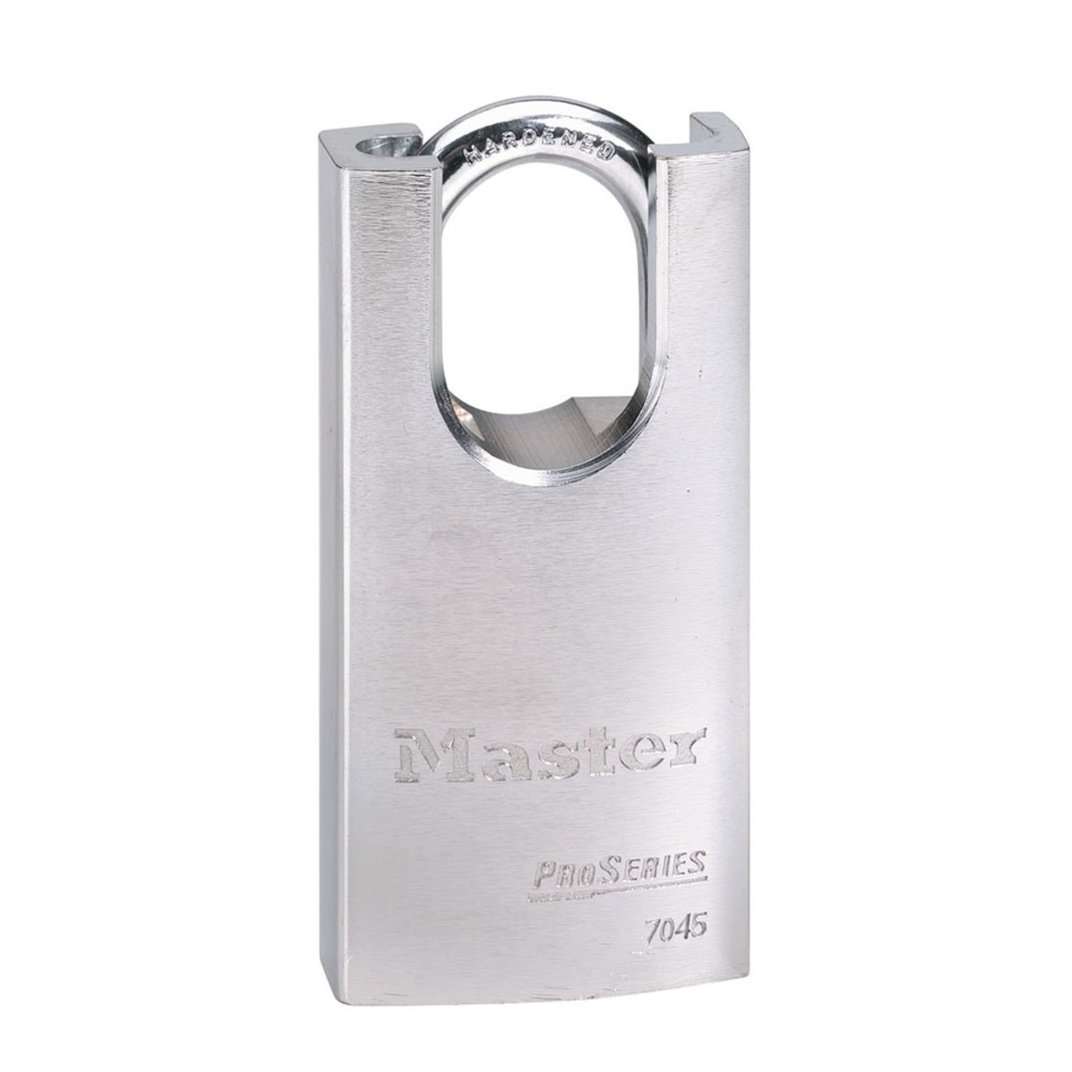 Master Lock® Silver Solid Steel High Security Padlock Boron Alloy Shackle