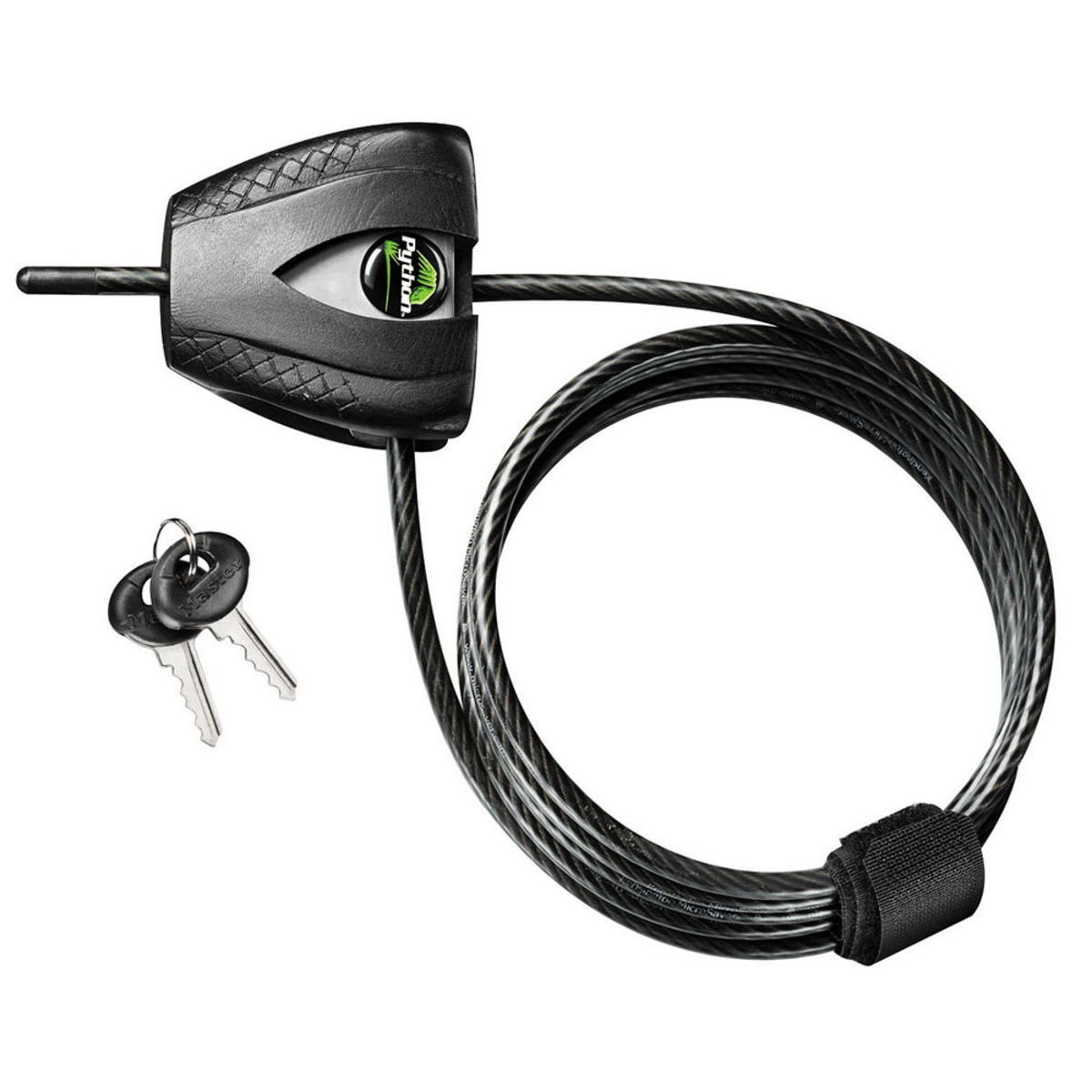 Master Lock SilverBlack Braided Steel Cable Lock M198417D for sale online at autumn supply