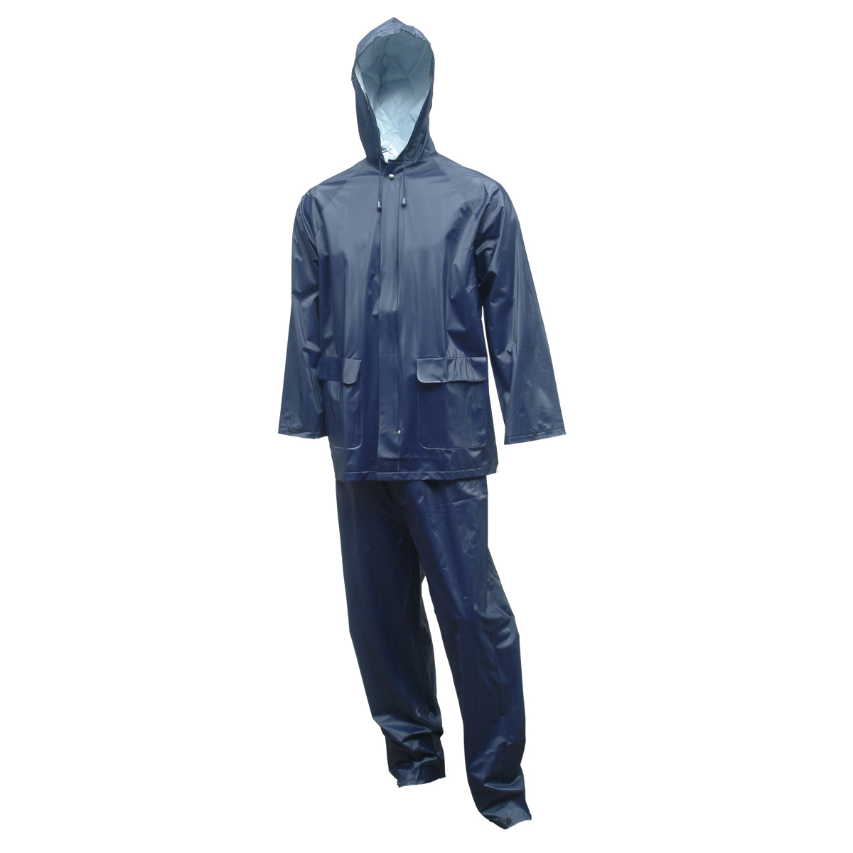 Tingley 2X Navy Tuff-Enuff Plus™ .25 mm PVC And Nylon 2-Piece Rain Suit