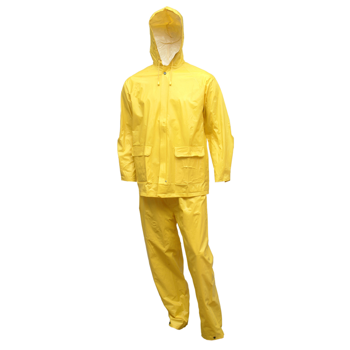 Tingley X-Large Yellow Tuff-Enuff Plus™ .25 mm PVC And Nylon 2-Piece Rain Suit