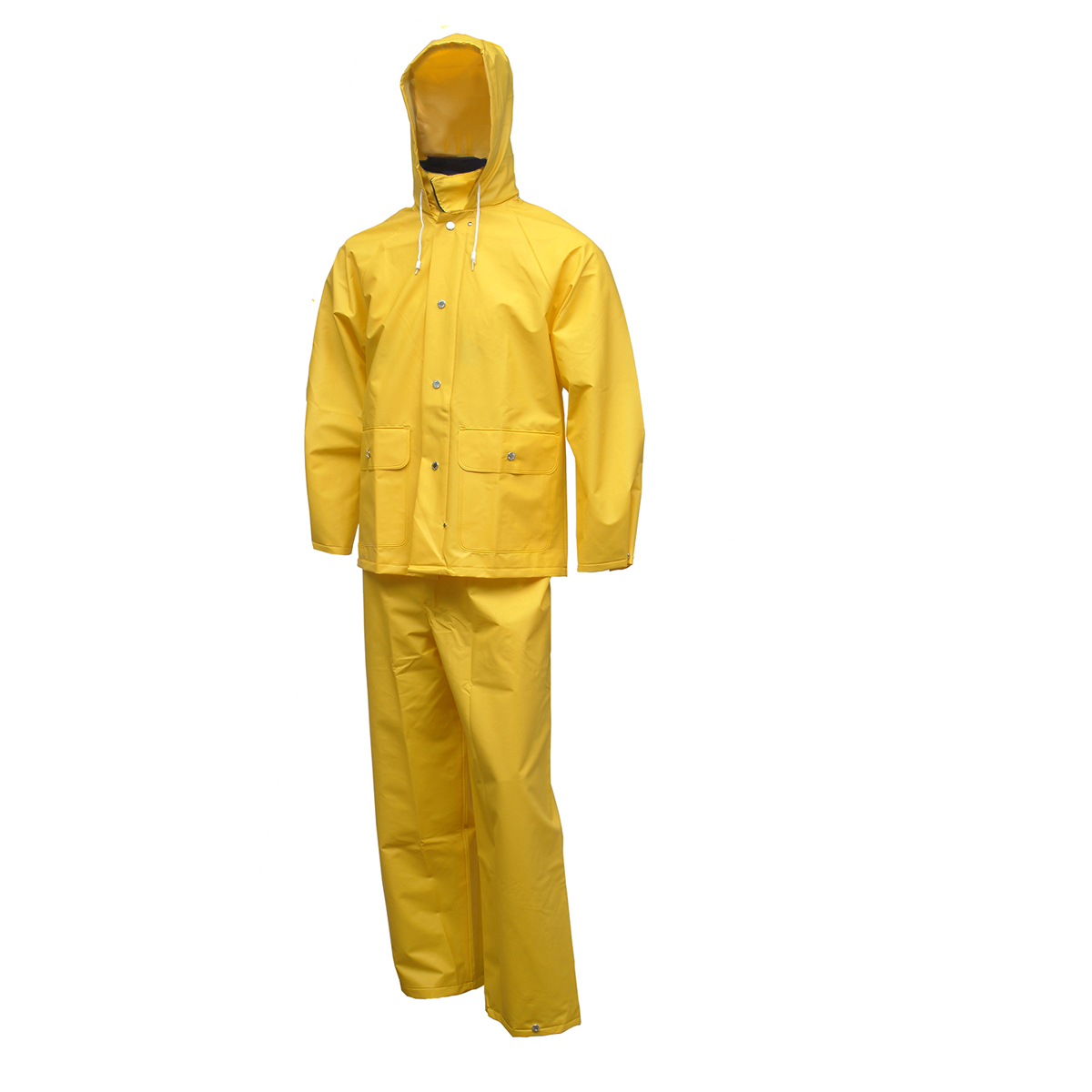 Tingley 2X Yellow Comfort-Tuff® .35 mm PVC And Polyester 2-Piece Rain Suit