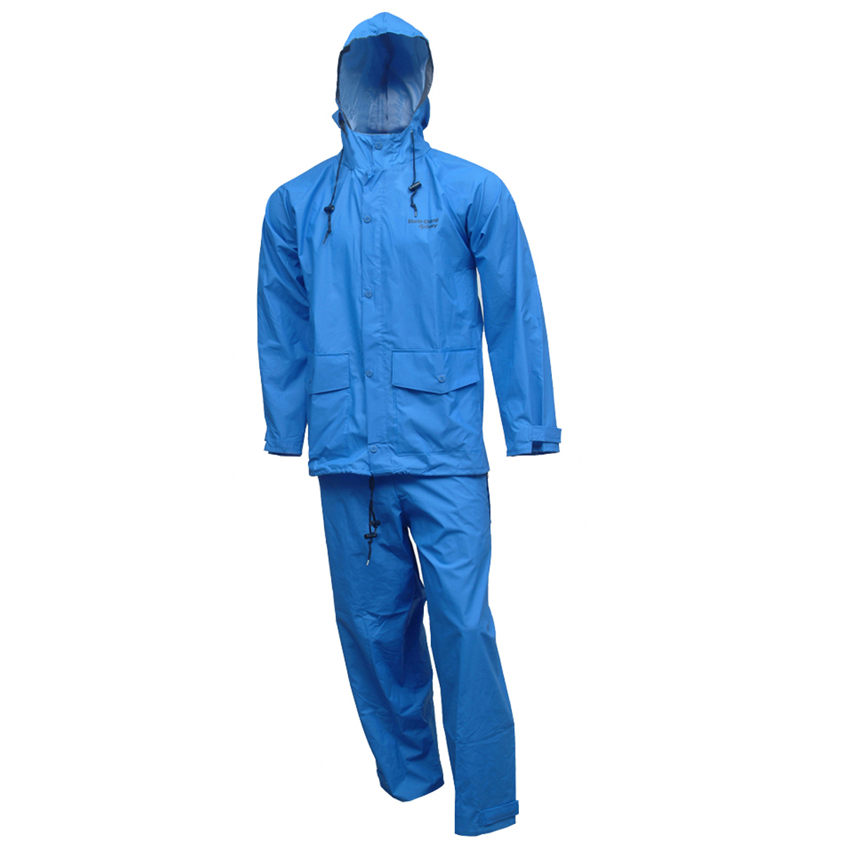 Tingley Small Royal Blue Storm-Champ® .20 mm PVC And Nylon 2-Piece Rain Suit