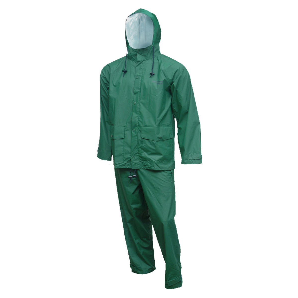 Tingley Large Forest Green Storm-Champ® .20 mm PVC And Nylon 2-Piece Rain Suit