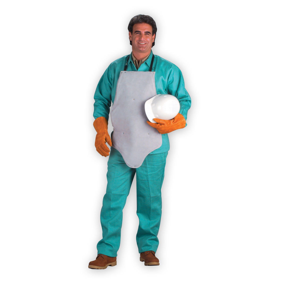 Chicago Protective Apparel One Size Fits All Gray Lea CB2KBABIB for sale online at autumn supply