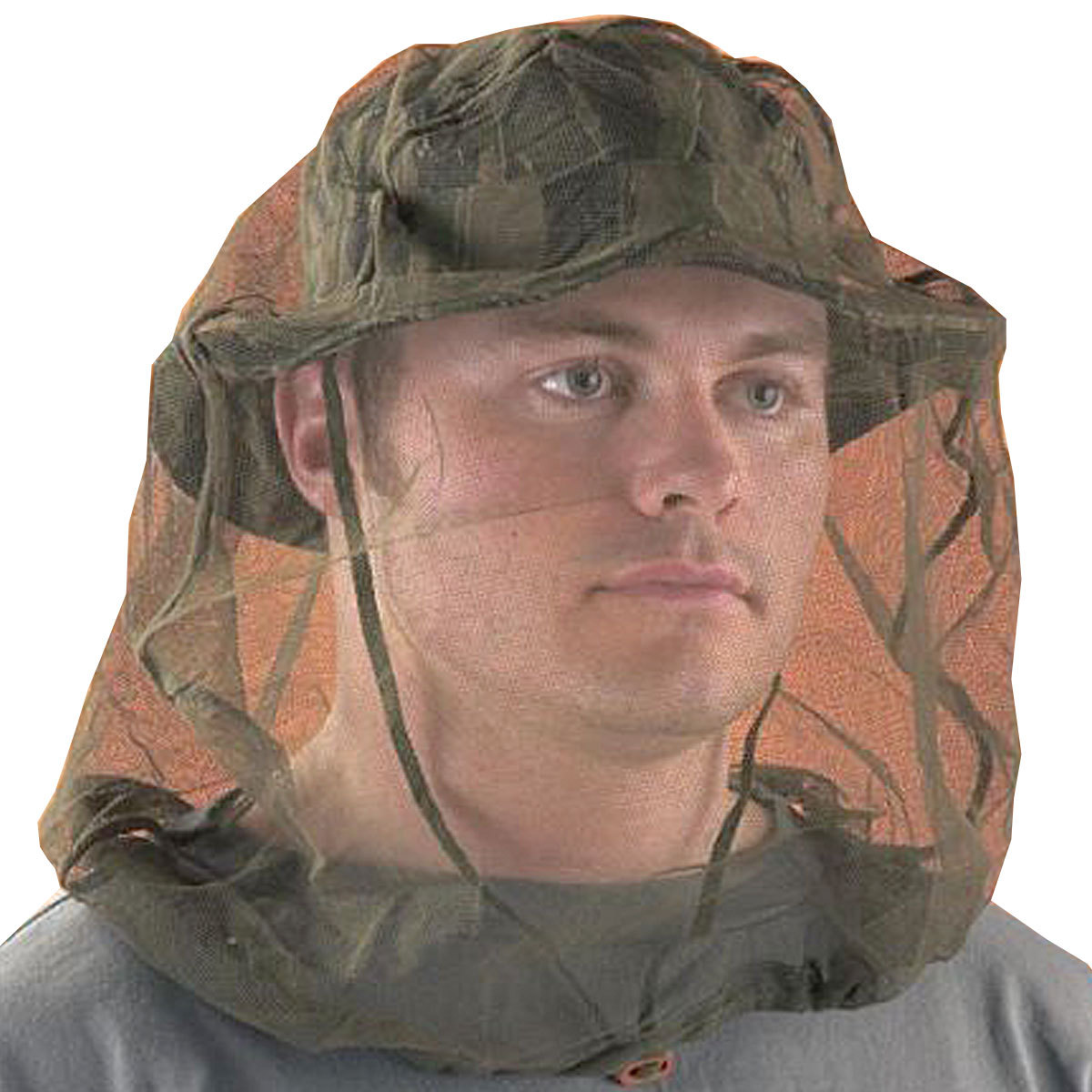 Chicago Protective Apparel One Size Fits All Olive Drab Nylon Mesh Mosquito Head Net