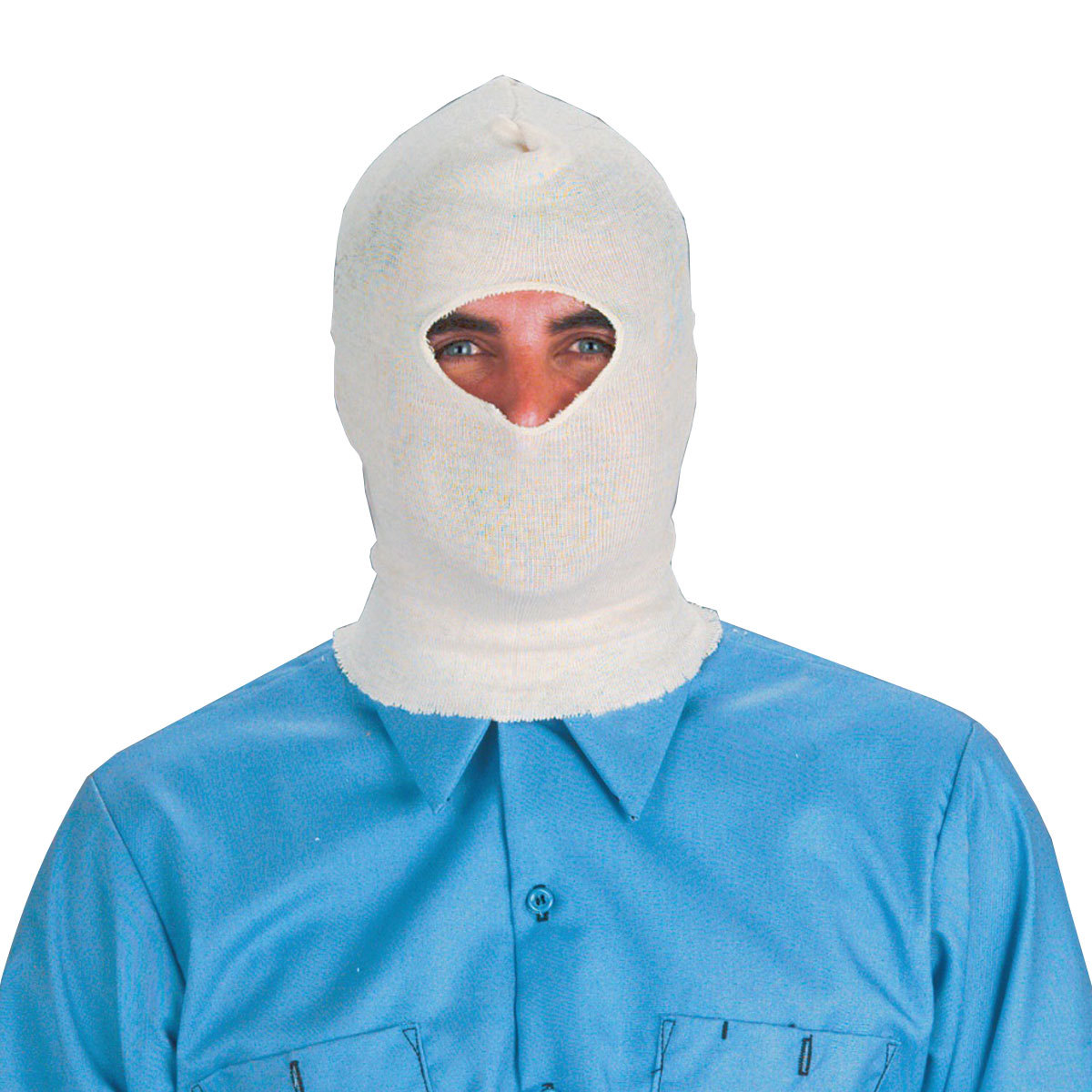 Chicago Protective Apparel One Size Fits All White Cotton Spray Sock/Painter's Slip-On Hood