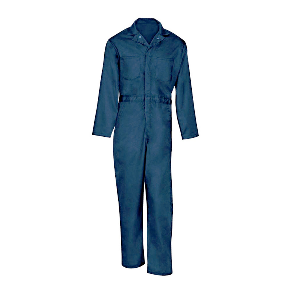 Chicago Protective Apparel 3X Blue 7.75 Ounce Polycotton Coveralls With Two Way Brass Front Zipper Closure Chicago Protective Apparel 3X Blue 7.75 Ounce Polycotton Coveralls With Two Way Brass Front Zipper Closure