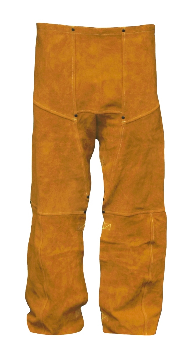Stanco Safety Products™ Gold Band® Bright Gold Split Cowhide Leather Chaps