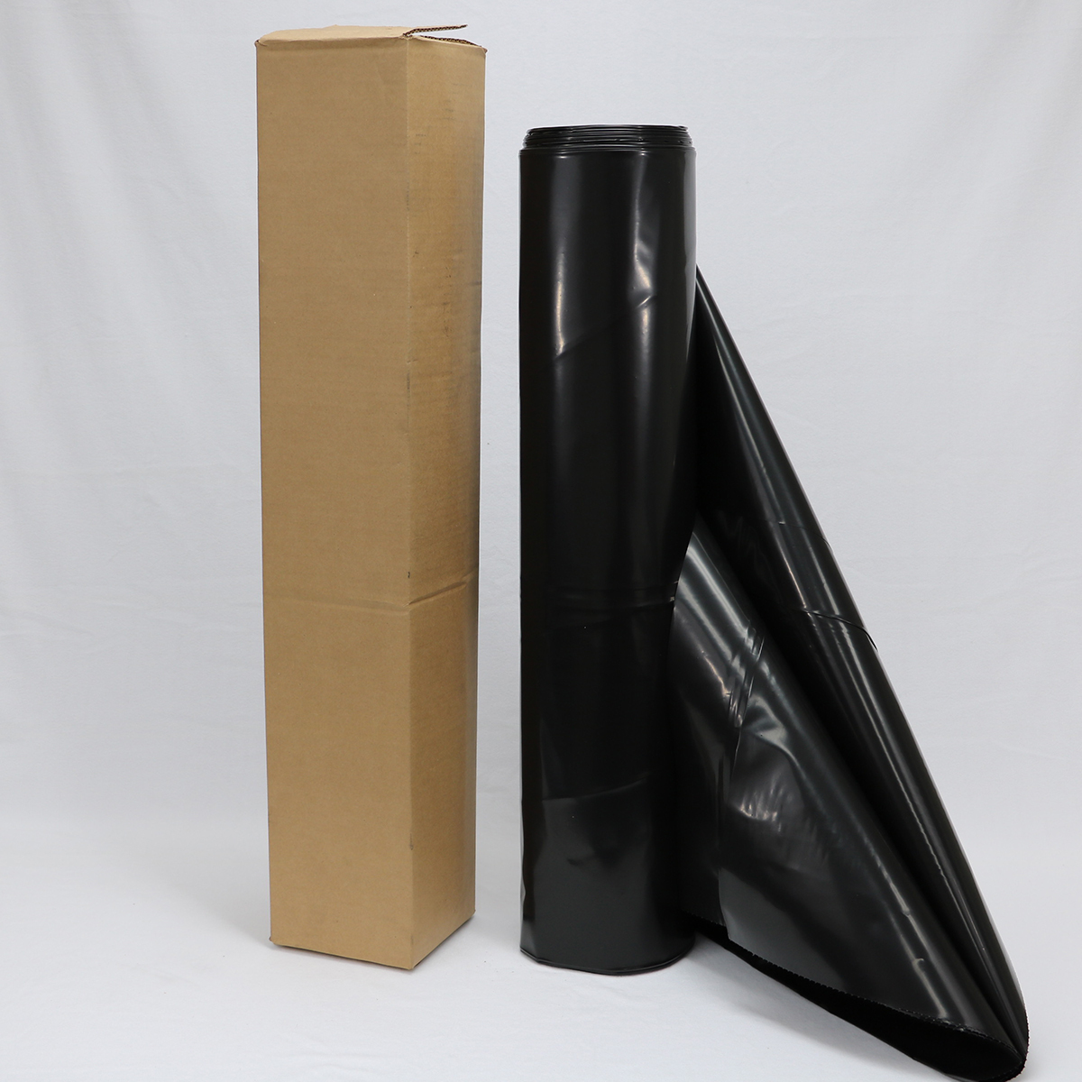 TM Poly 12' X 100' Black 6 mil Polyethylene Plastic Sheeting