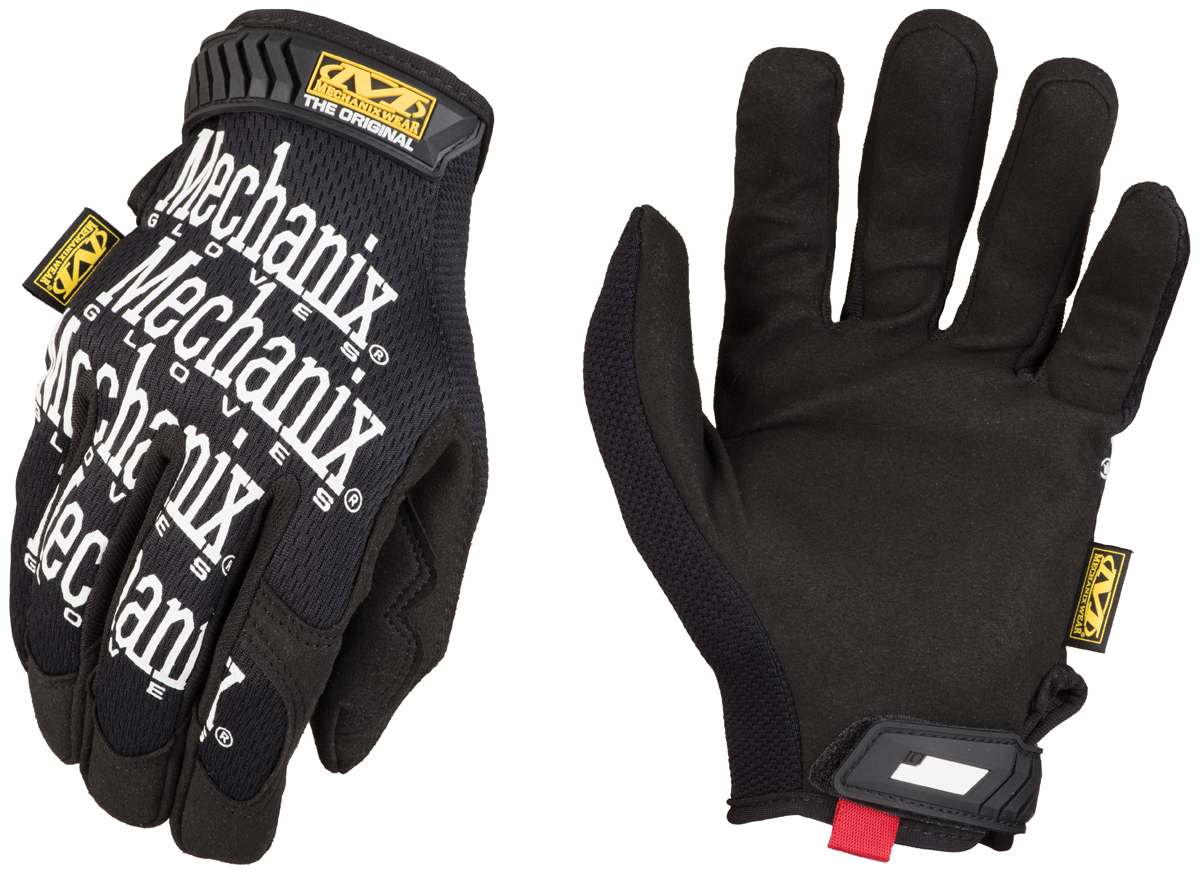 Mechanix Wear® Size 10 Black The Original® Synthetic Leather And TrekDry® Full Finger Mechanics Gloves With Hook And Loop Cuff