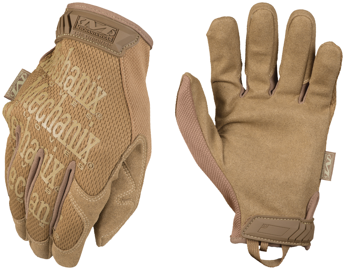 Mechanix Wear® Size 10 Tan TAA Compliant Original® Synthetic Leather And TrekDry® Full Finger Mechanics Gloves With Hook And Loo