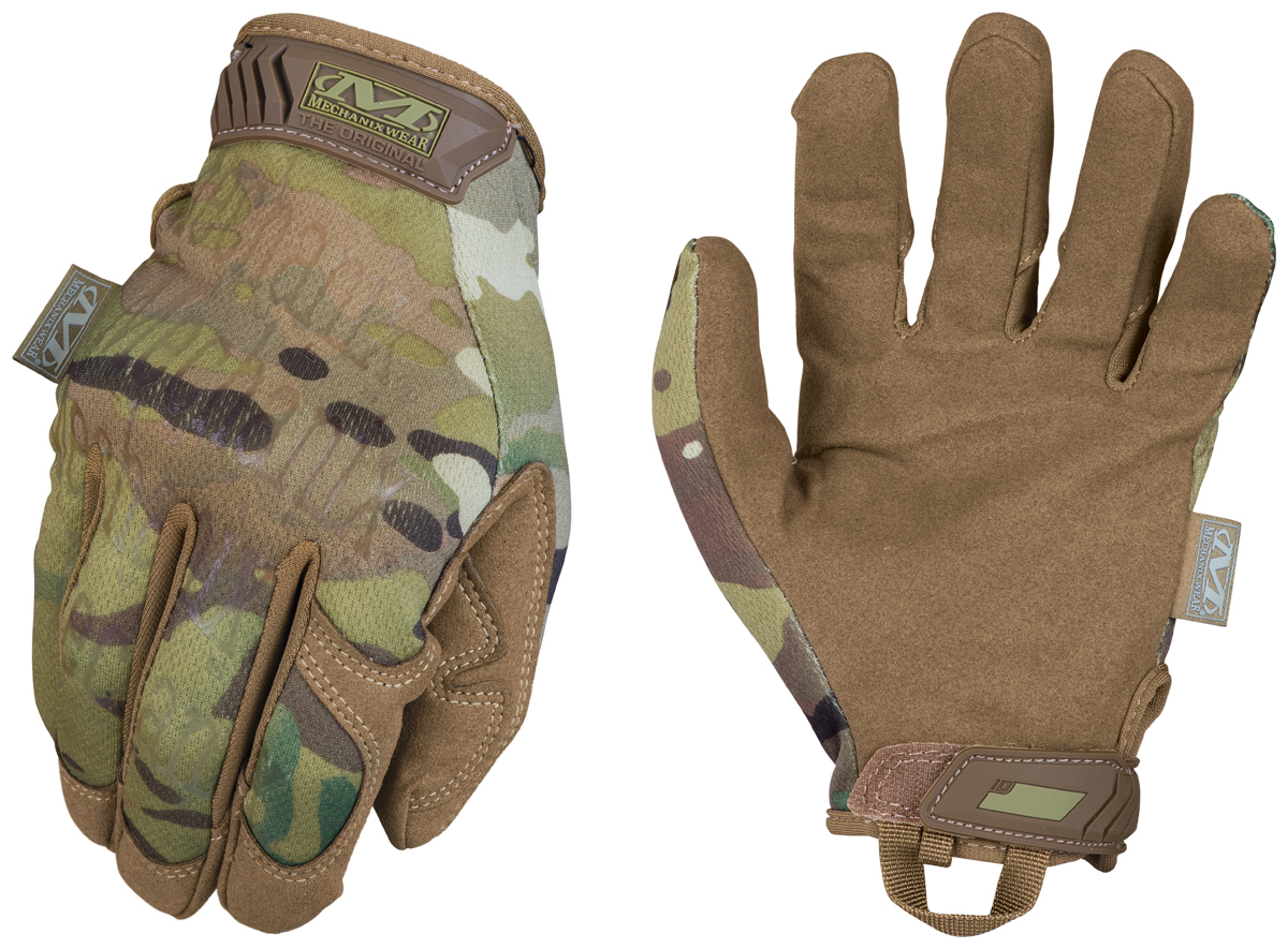 Mechanix Wear® Size 10 Camouflage The Original® Synthetic Leather And TrekDry® Full Finger Mechanics Gloves With Hook And Loop C