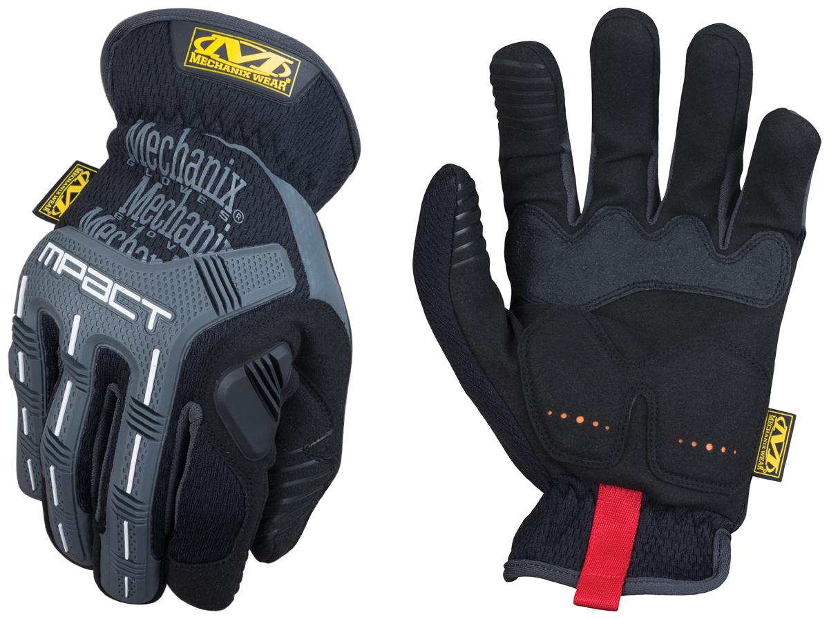 Mechanix Wear Black & Gray Open Cuff MPact Synthetic MF1MPC-58-011 for sale online at autumn supply