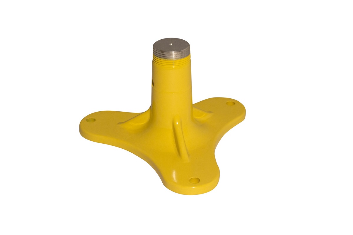 Bradley Emergency Fixture Cast Aluminum Eye Wash Base B75131-059 for sale online at autumn supply