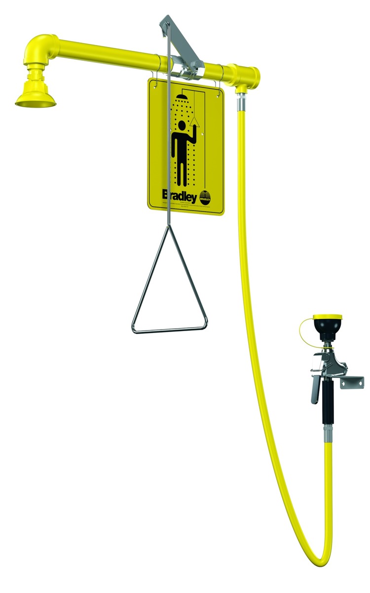 Bradley SpinTec Wall Mounted Shower 8 Drench Hose And B75S19-120P for sale online at autumn supply
