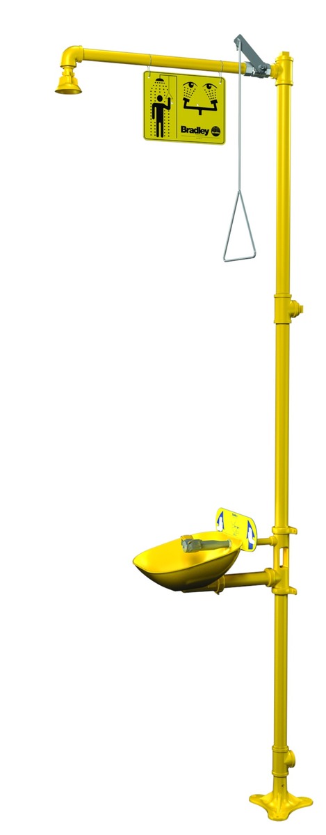 Bradley SpinTec Eye Wash Station And Shower Plastic S B75S19314EW for sale online at autumn supply