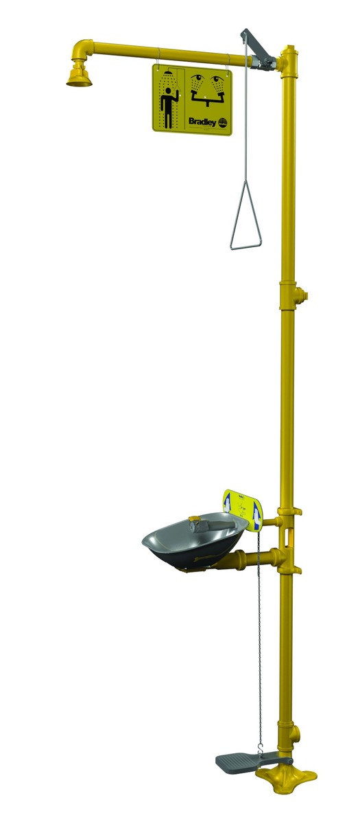 Bradley SpinTec Eye Wash Station And Shower B75S19314LL for sale online at autumn supply