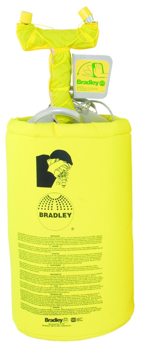 Bradley® 10 Gallon Self Contained Eye Wash Station Heater Jacket