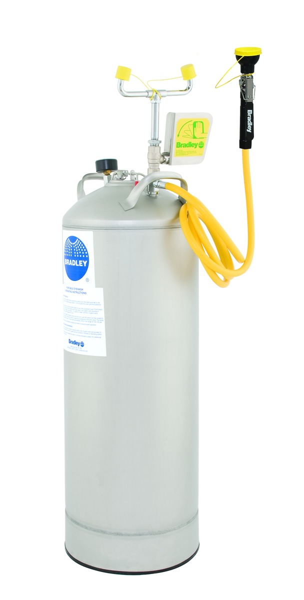 Bradley 15 Gallon Self Contained EyeFace Wash Station B75S19-788 for sale online at autumn supply