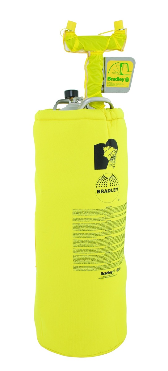 Bradley 15 Gallon Self Contained Eye Wash Station Hea B75S19-788H for sale online at autumn supply