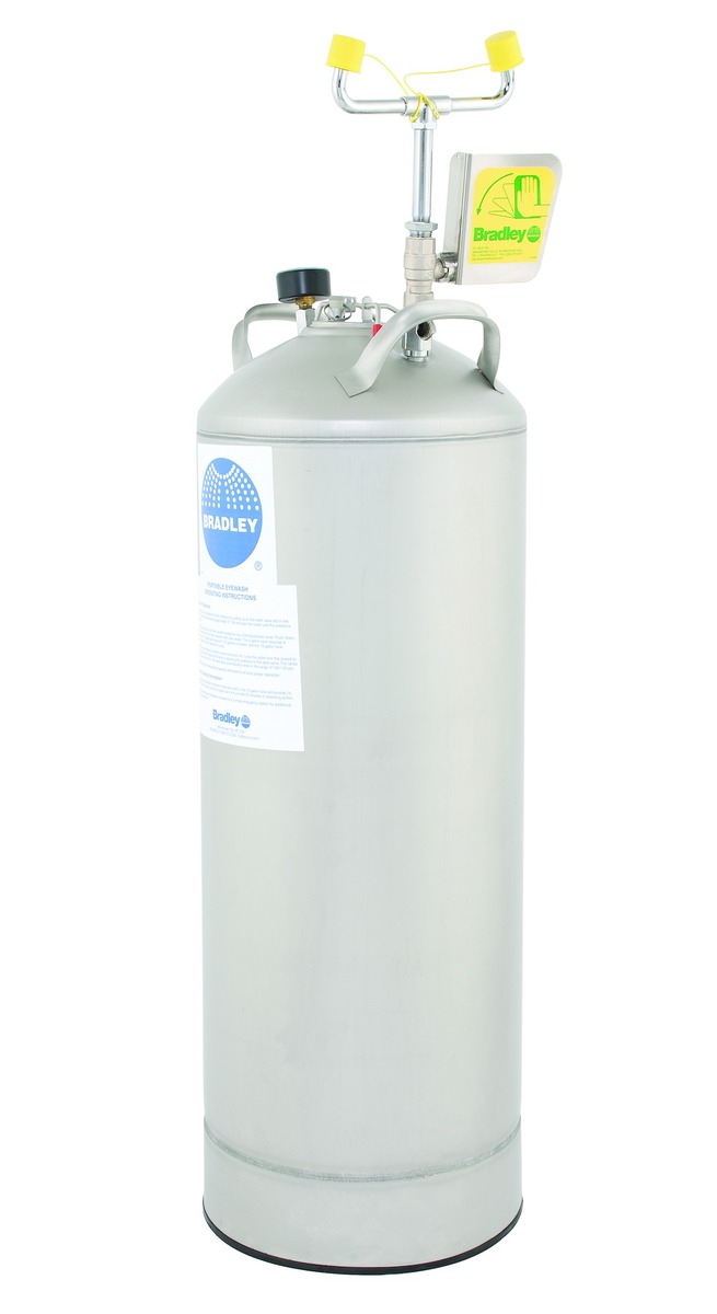 Bradley 15 Gallon Self Contained Eye Wash Station B75S19-788LHS for sale online at autumn supply