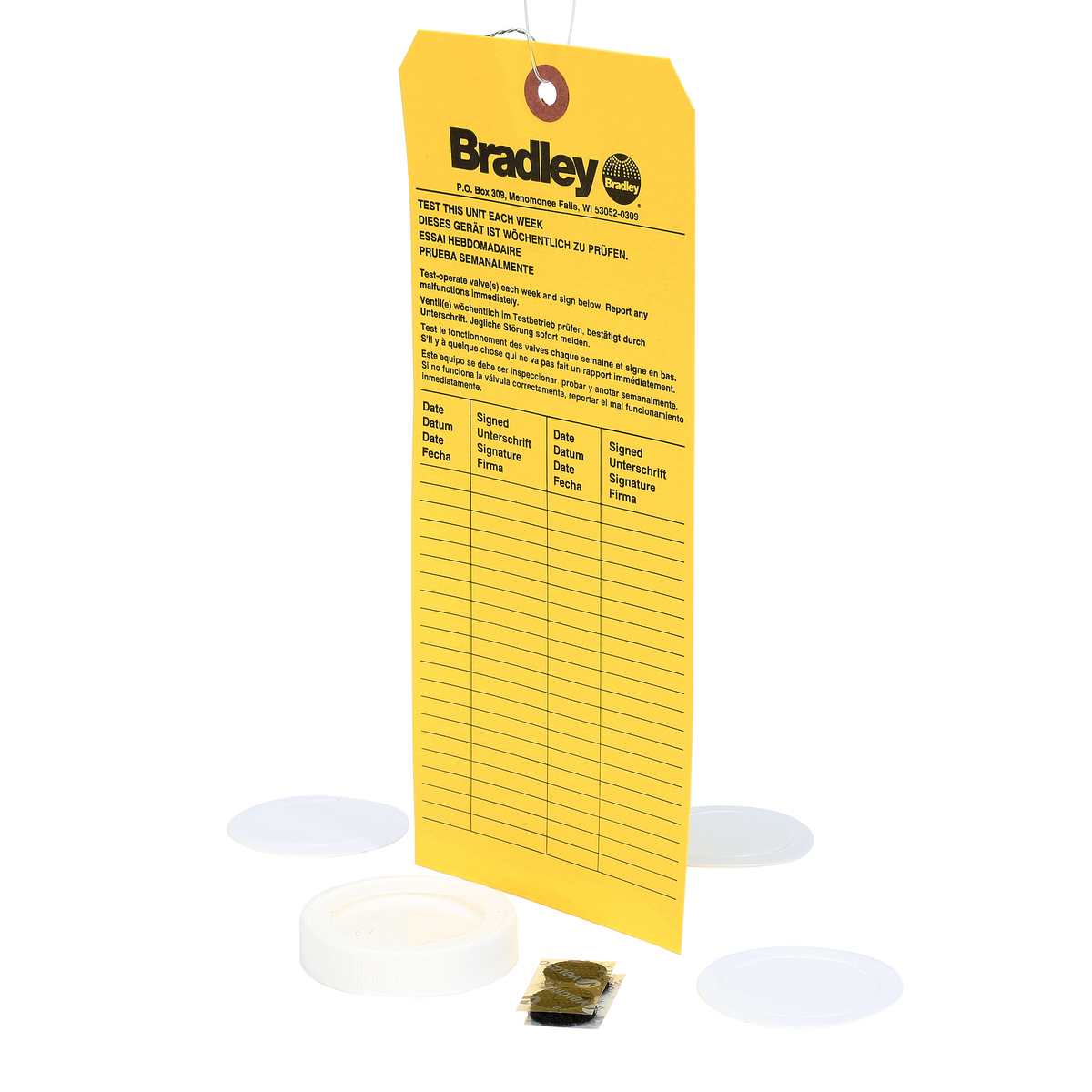 Bradley OnSite Eye Wash Refill Kit Replacement Cap Fo B75S19-949 for sale online at autumn supply