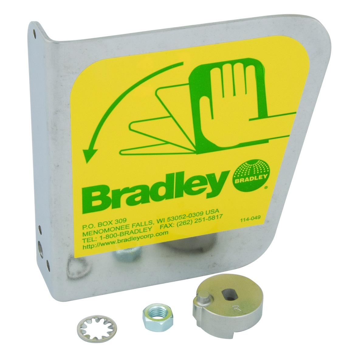 Bradley 12 Stainless Steel Eye Wash Handle Prepack Nu B75S30-071 for sale online at autumn supply