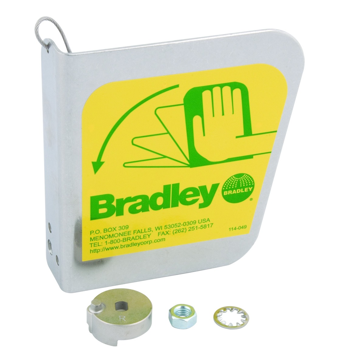 Bradley 4.6 X 4.2 X 1 Dust Cover Handle Prepack B75S30-087 for sale online at autumn supply