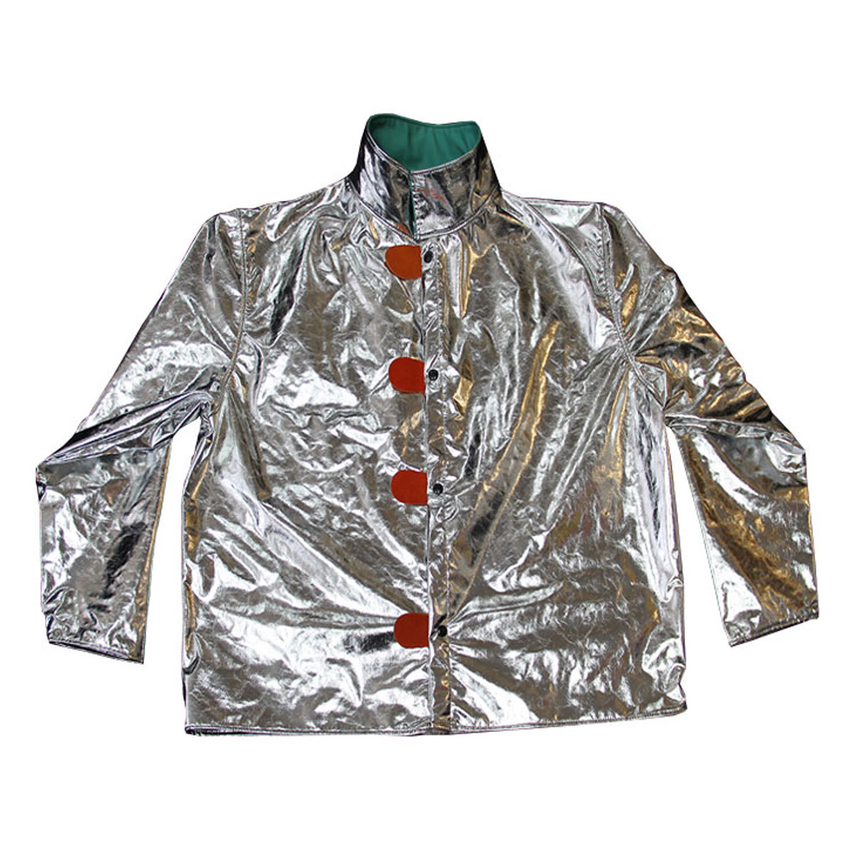 Chicago Protective Apparel Size 2X Silver Aluminized Kevlar® Twill Heat Resistant Jacket