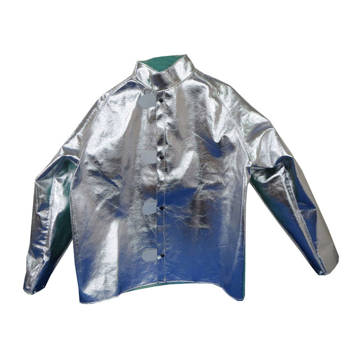 Chicago Protective Apparel Size 2X Silver Aluminized Para-Aramid Blend Heat Resistant Jacket