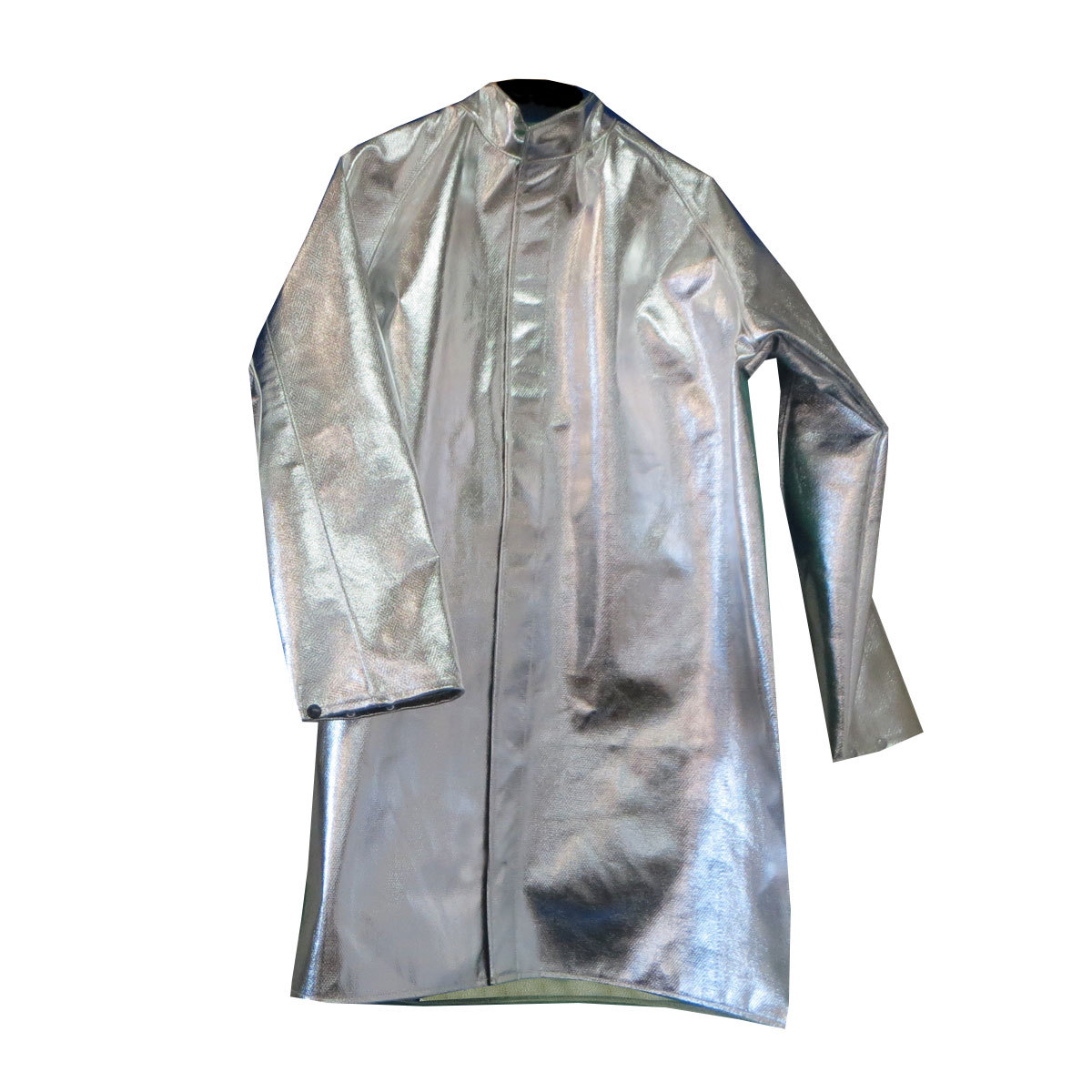 Chicago Protective Apparel X-Large Silver Aluminized Glass Heat Resistant Coat Chicago Protective Apparel X-Large Silver Aluminized Glass Heat Resistant Coat